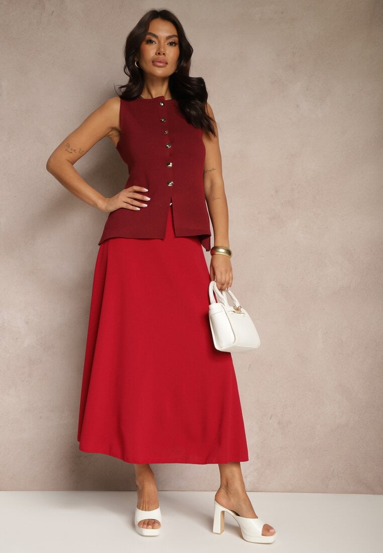 Бордова Спідниця