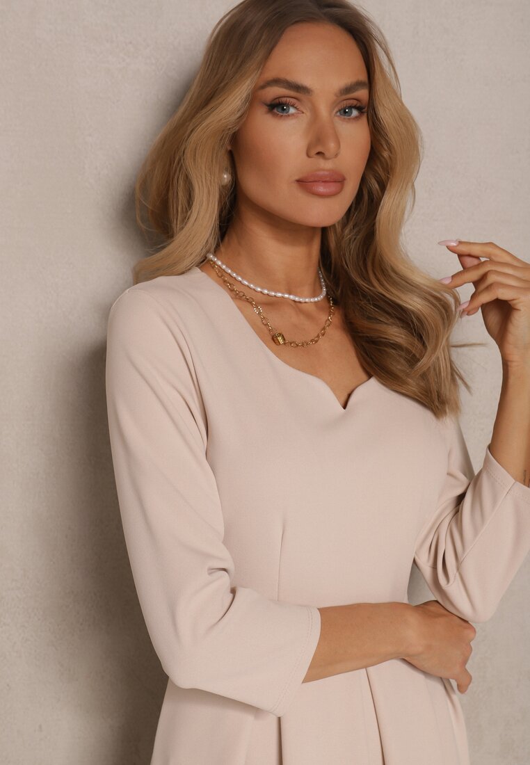 Бежева Сукня