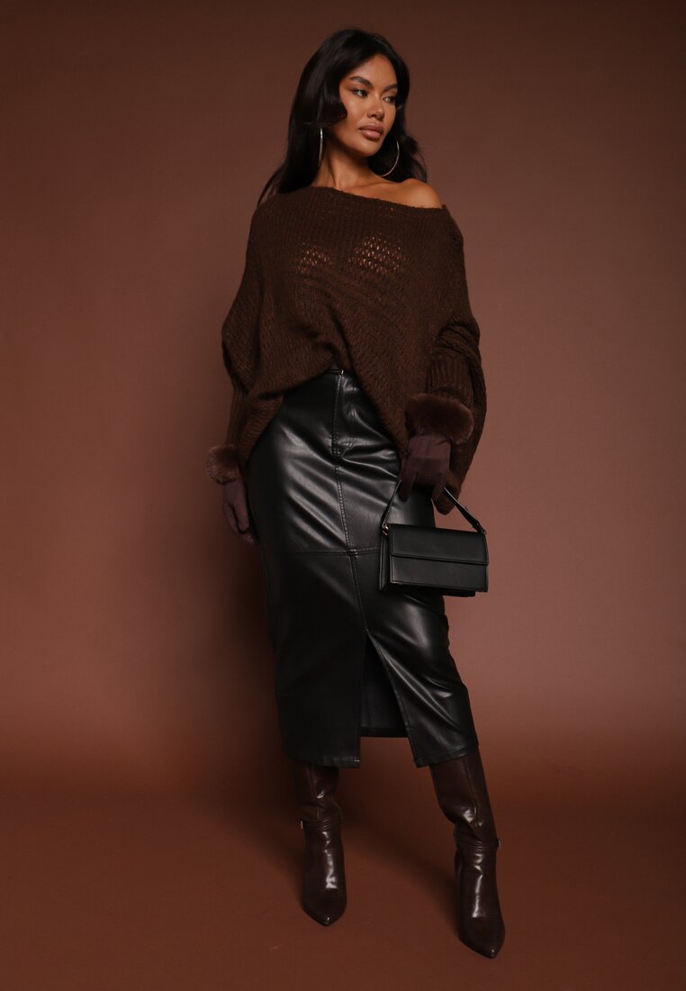 Коричневий Светр