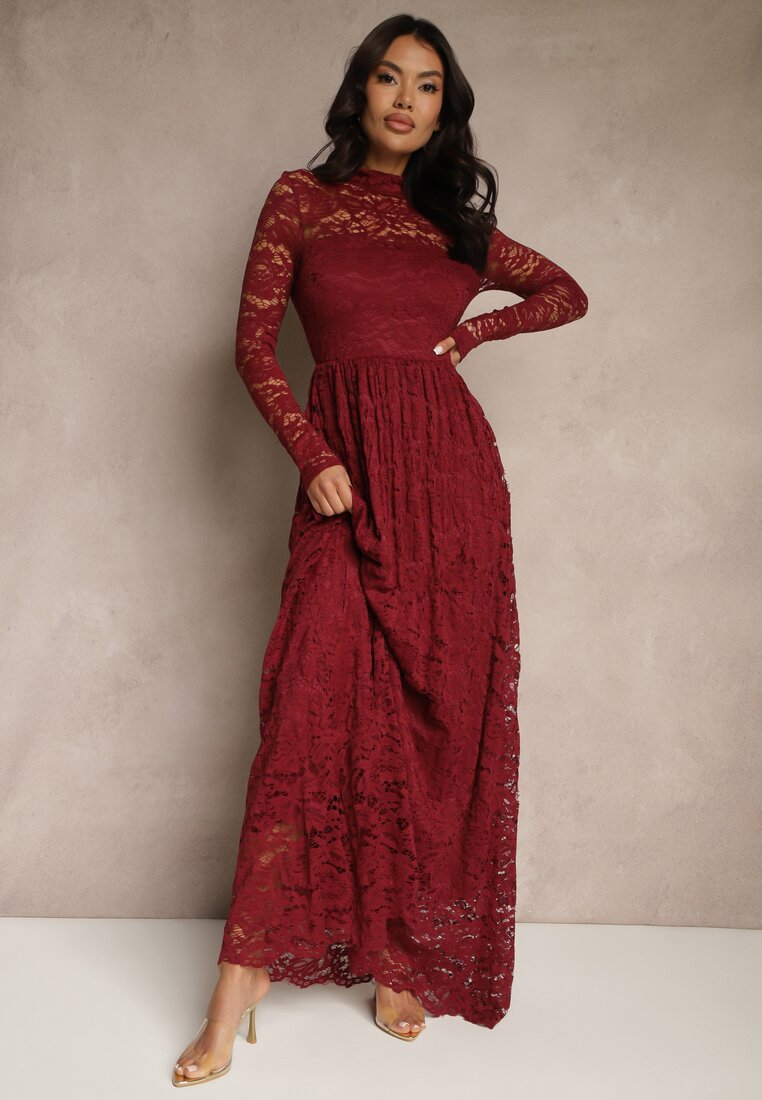 Бордова Сукня