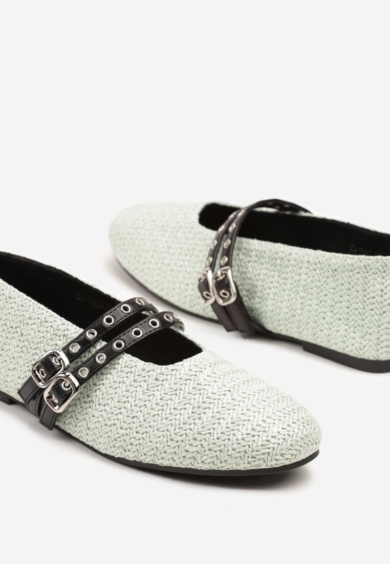 Зелені Балетки