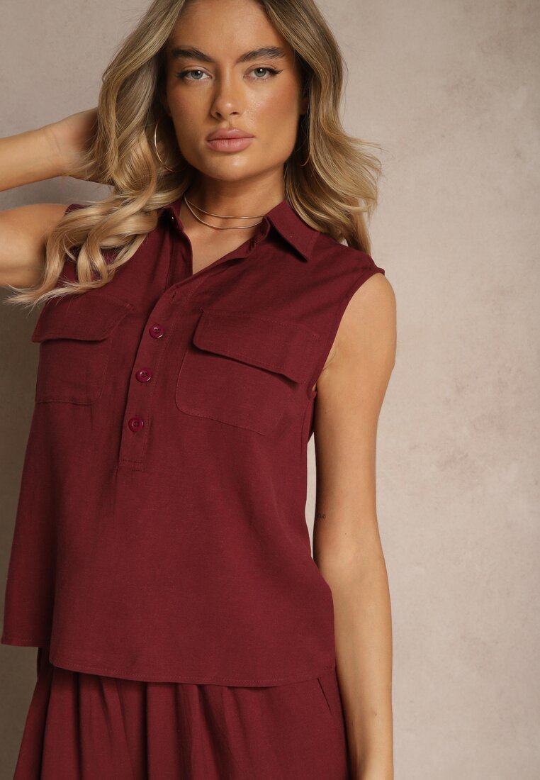 Бордовий Повсякденний Комплект