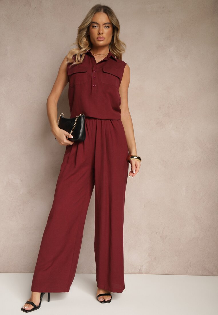 Бордовий Повсякденний Комплект