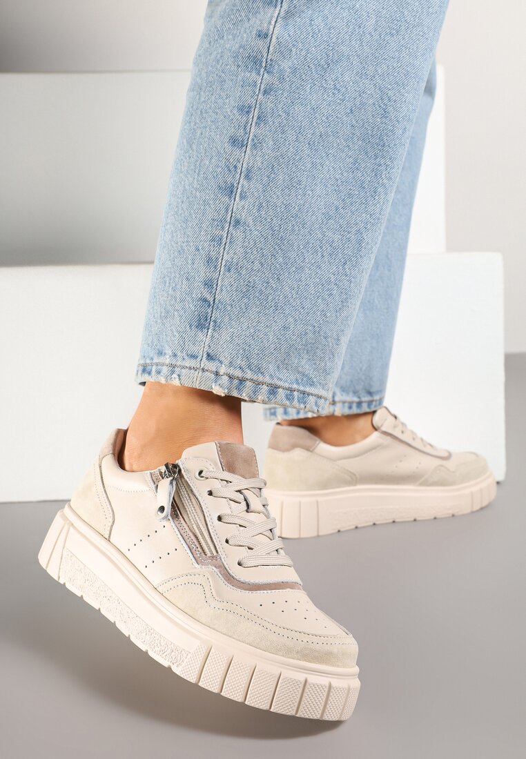 Бежеві Снікерси