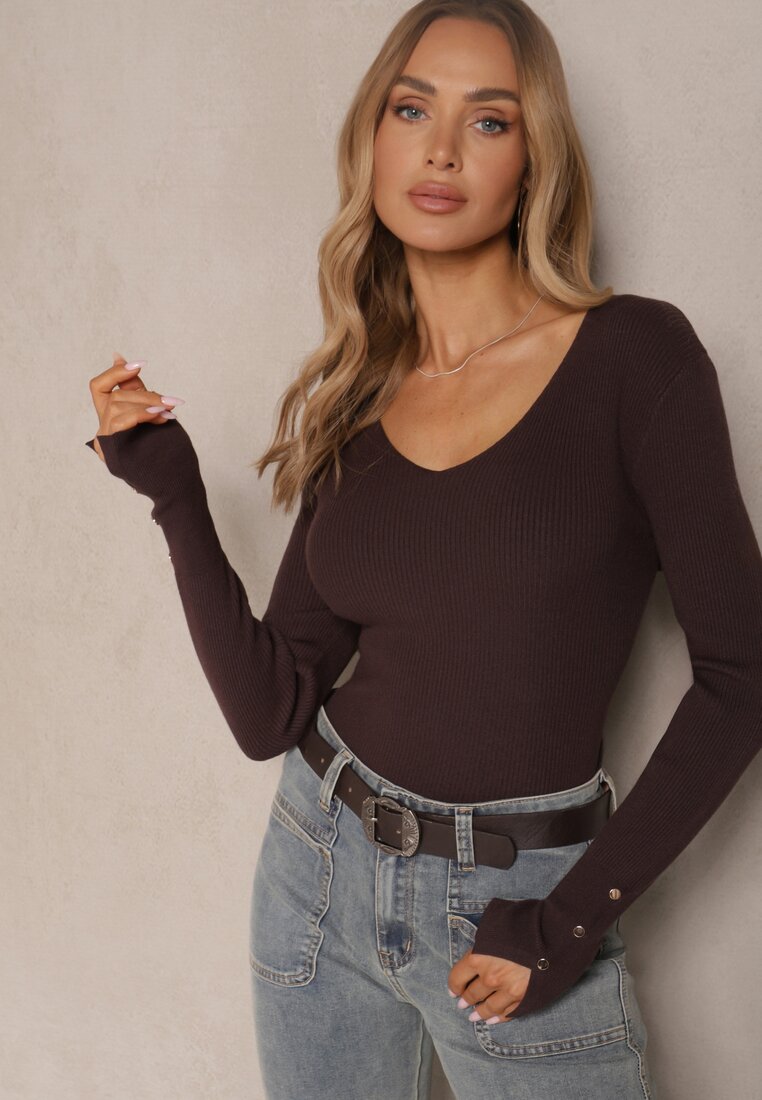 Коричневий Светр