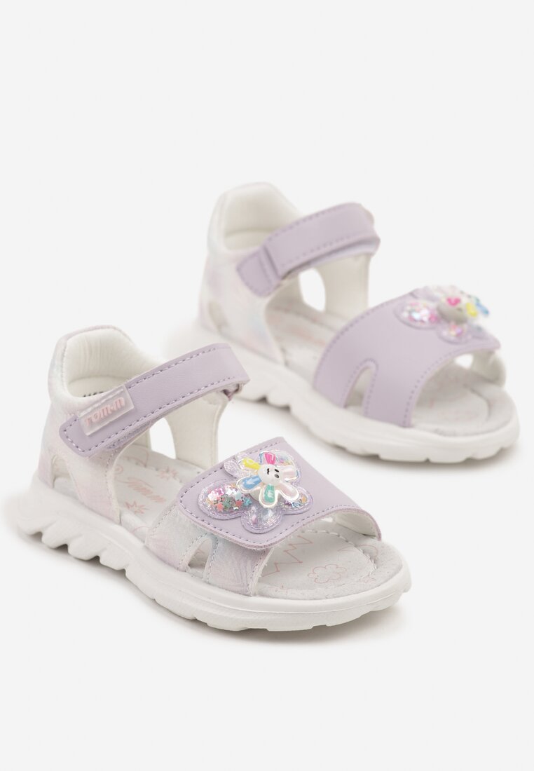 Фіолетові Сандалі