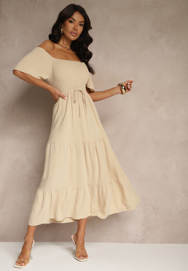 Бежева Сукня