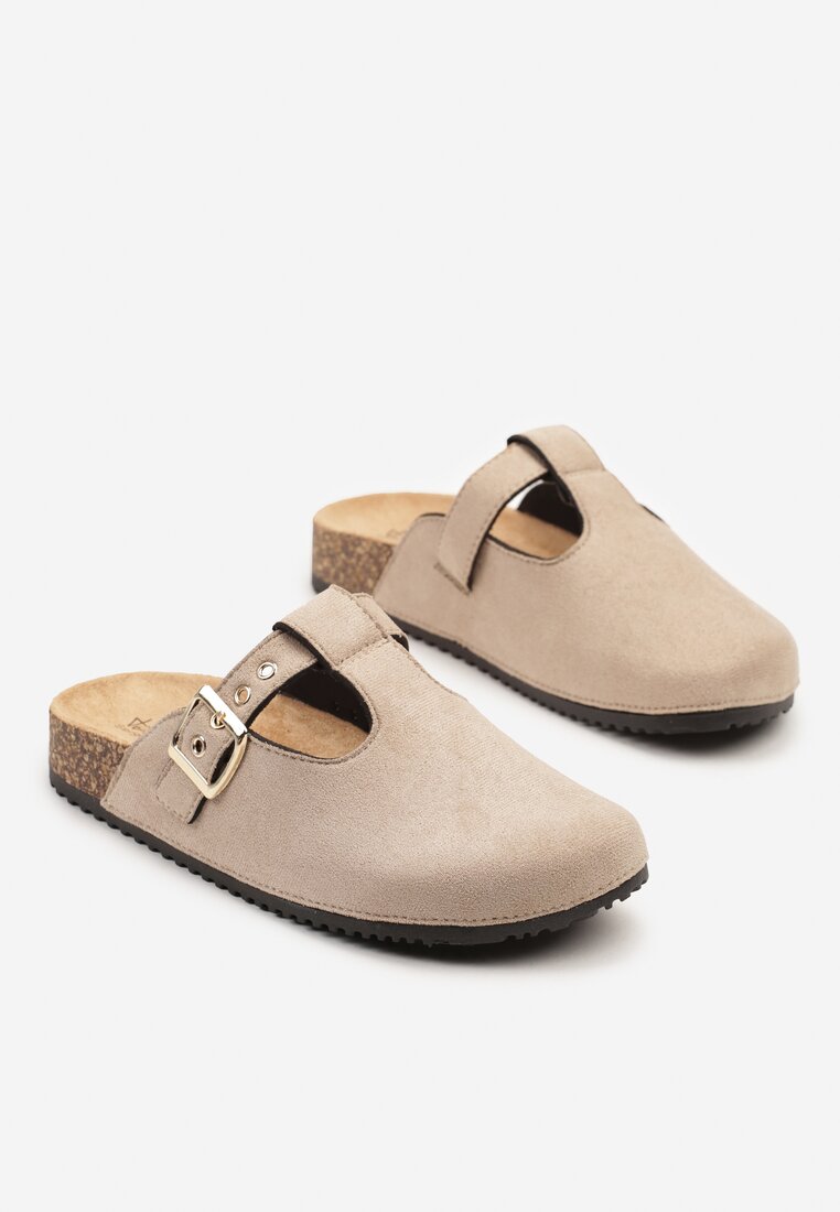 Темно-Бежеві Шльопанці