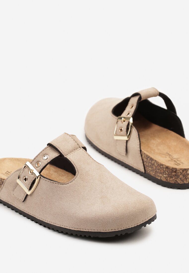 Темно-Бежеві Шльопанці