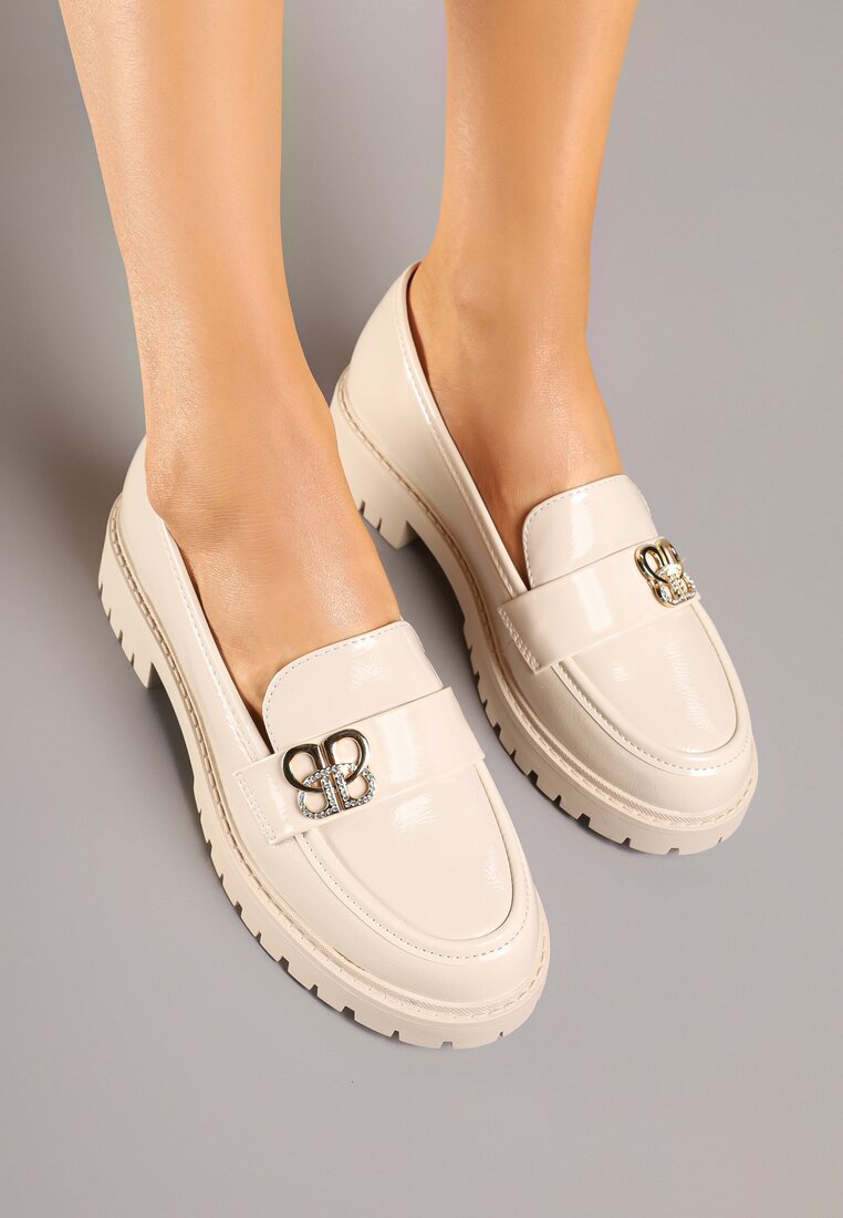 Бежеві Лофери