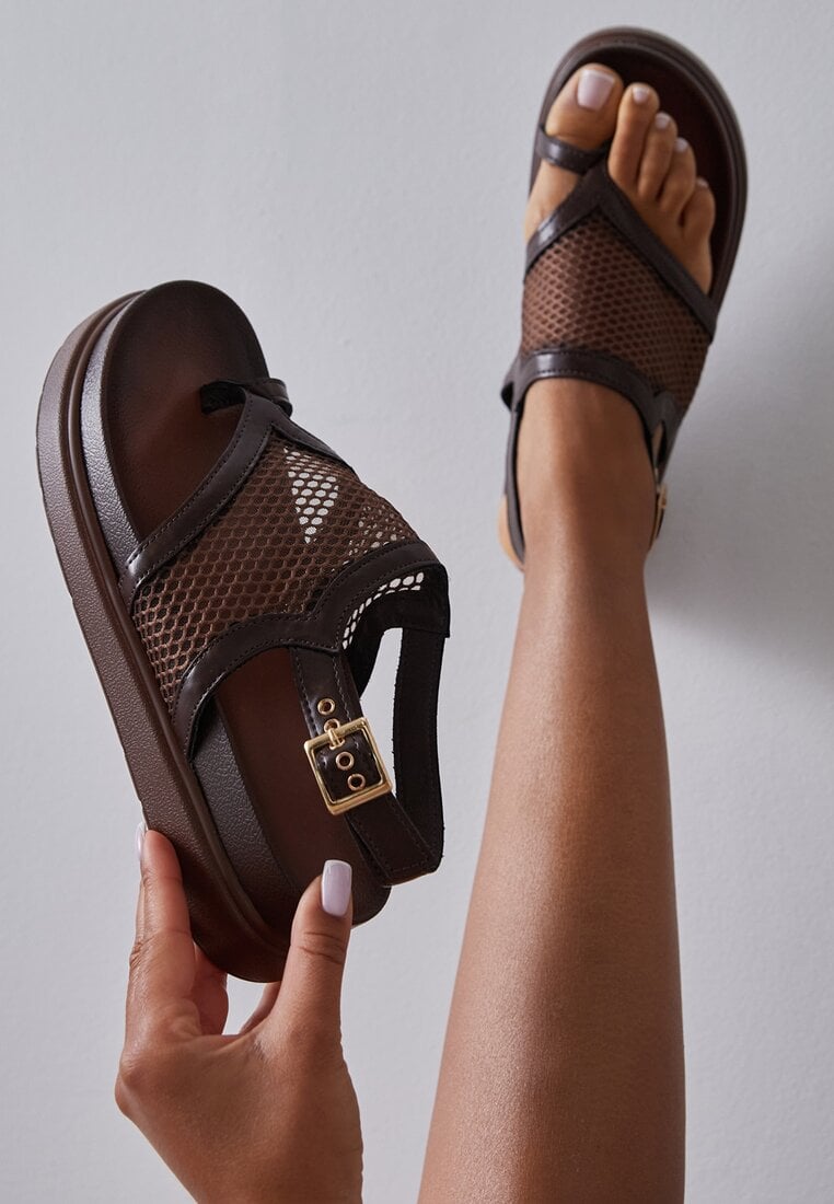 Коричневі Сандалі