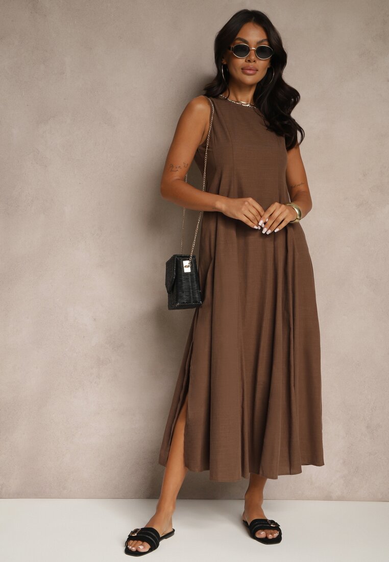 Коричнева Сукня