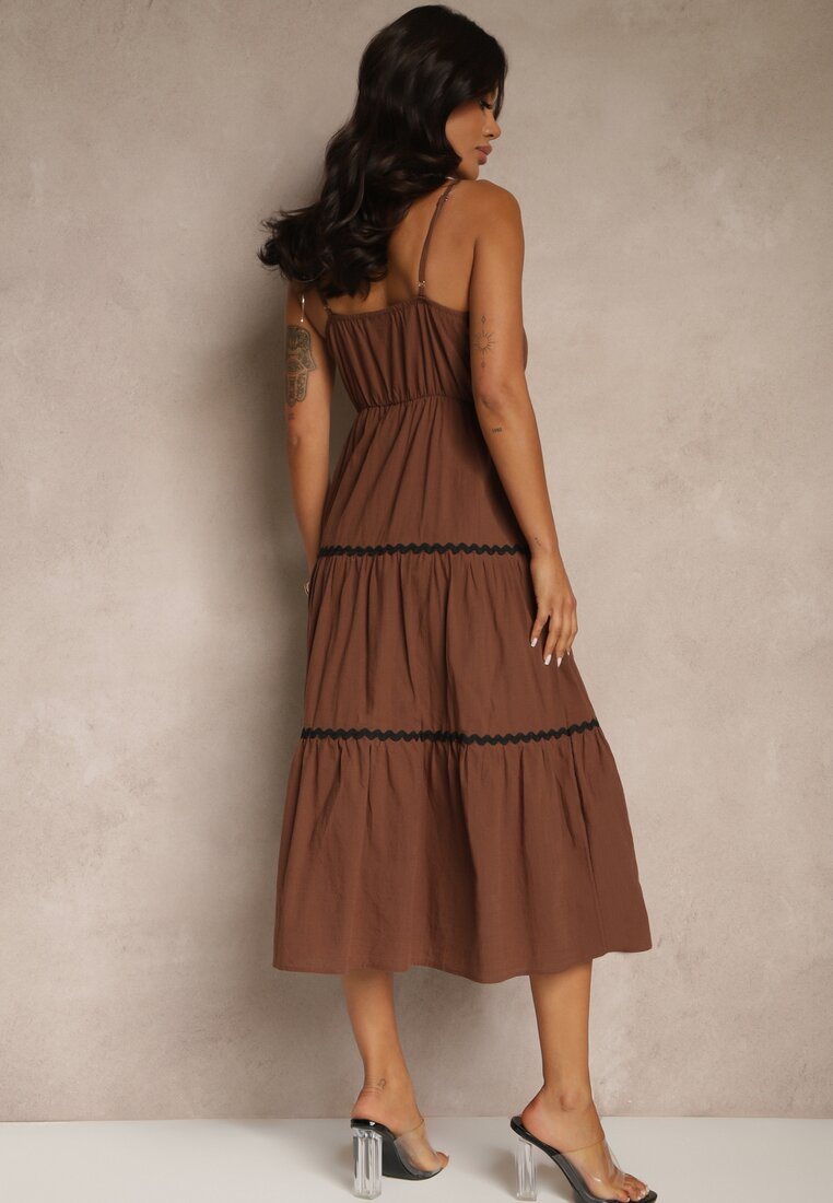 Коричнева Сукня