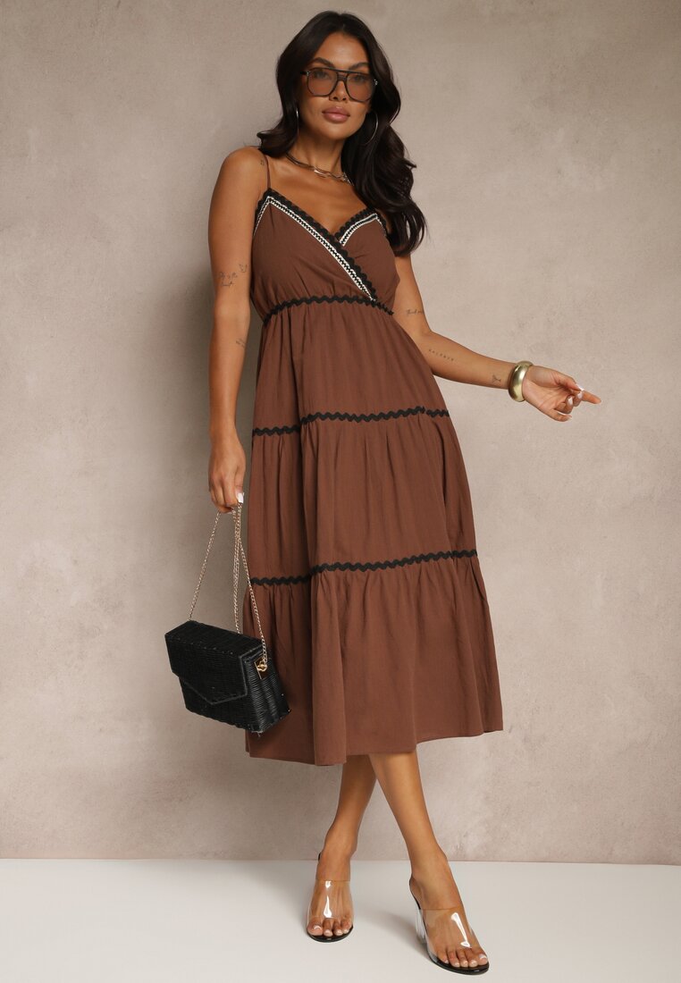 Коричнева Сукня