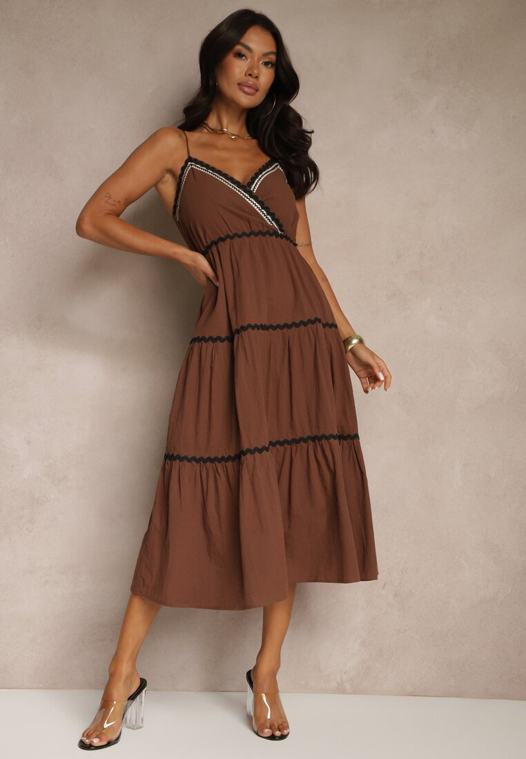 Коричнева Сукня