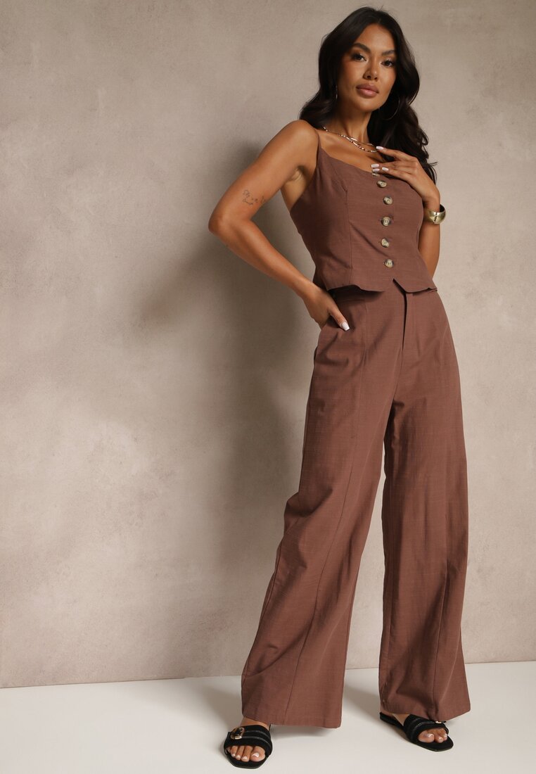 Коричневий Повсякденний Комплект