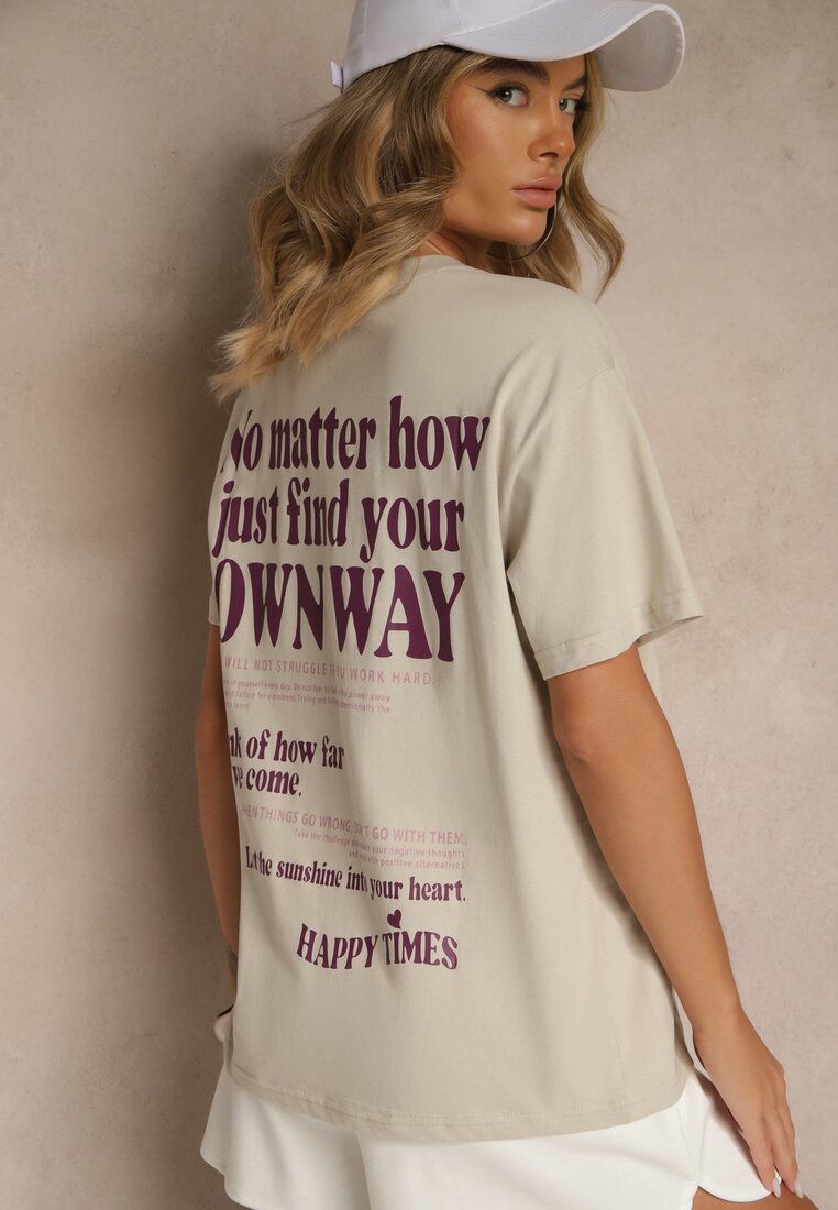 Cвітло-Бежева Футболкa