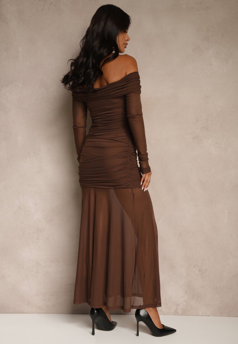 Коричнева Сукня