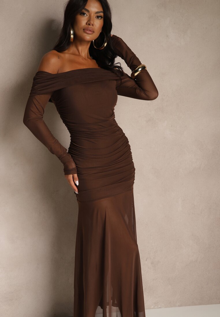 Коричнева Сукня