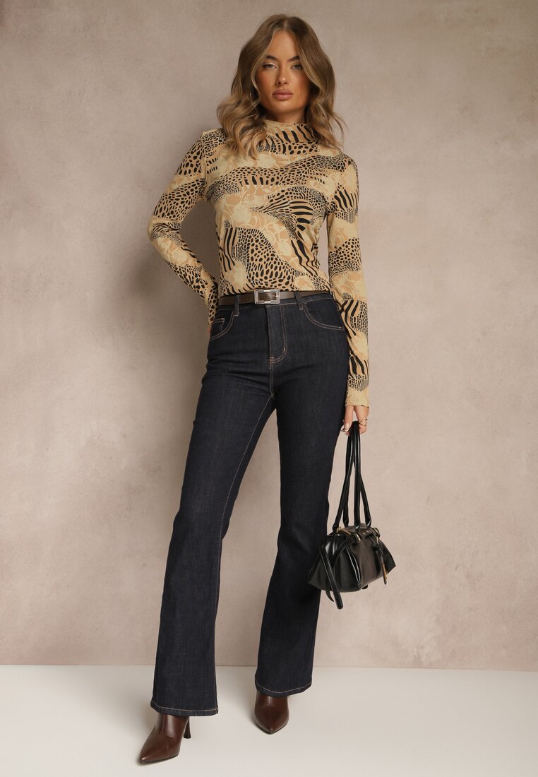 Коричневий Лонгслів