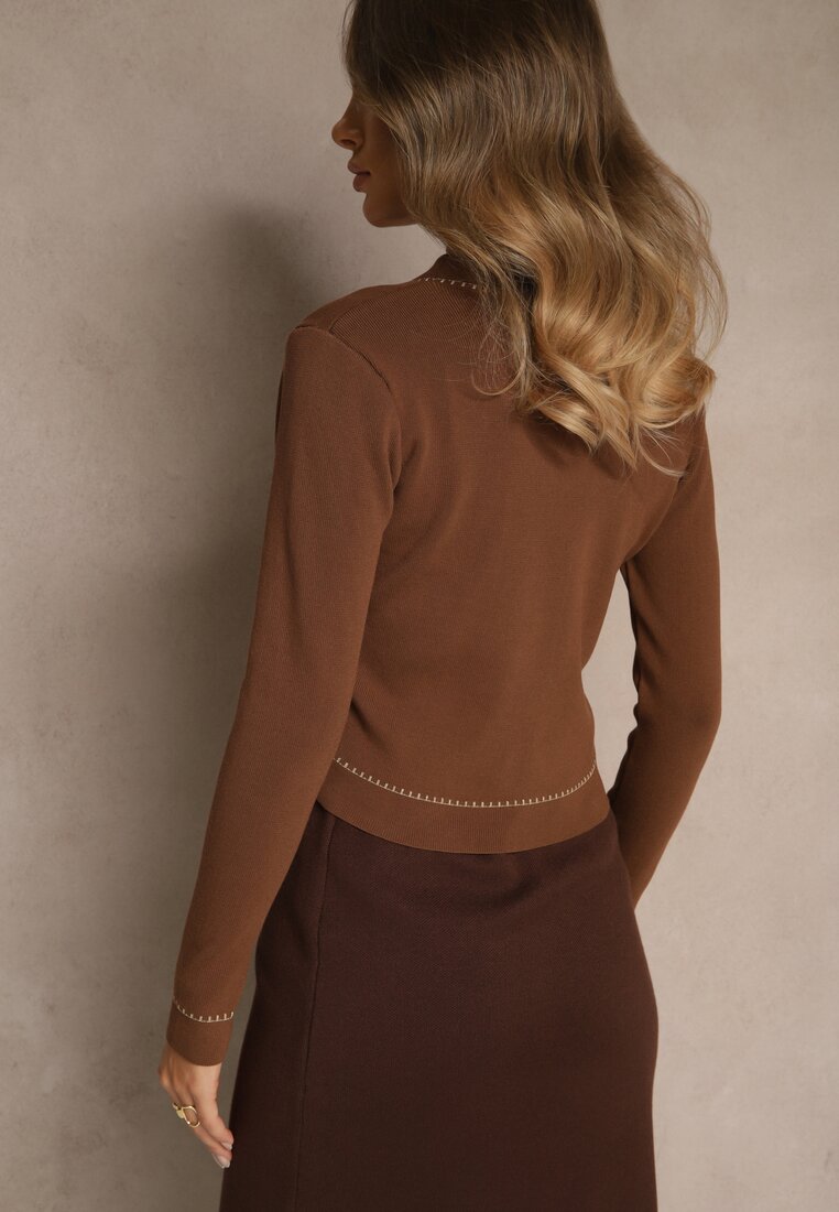 Коричневий Кардиган