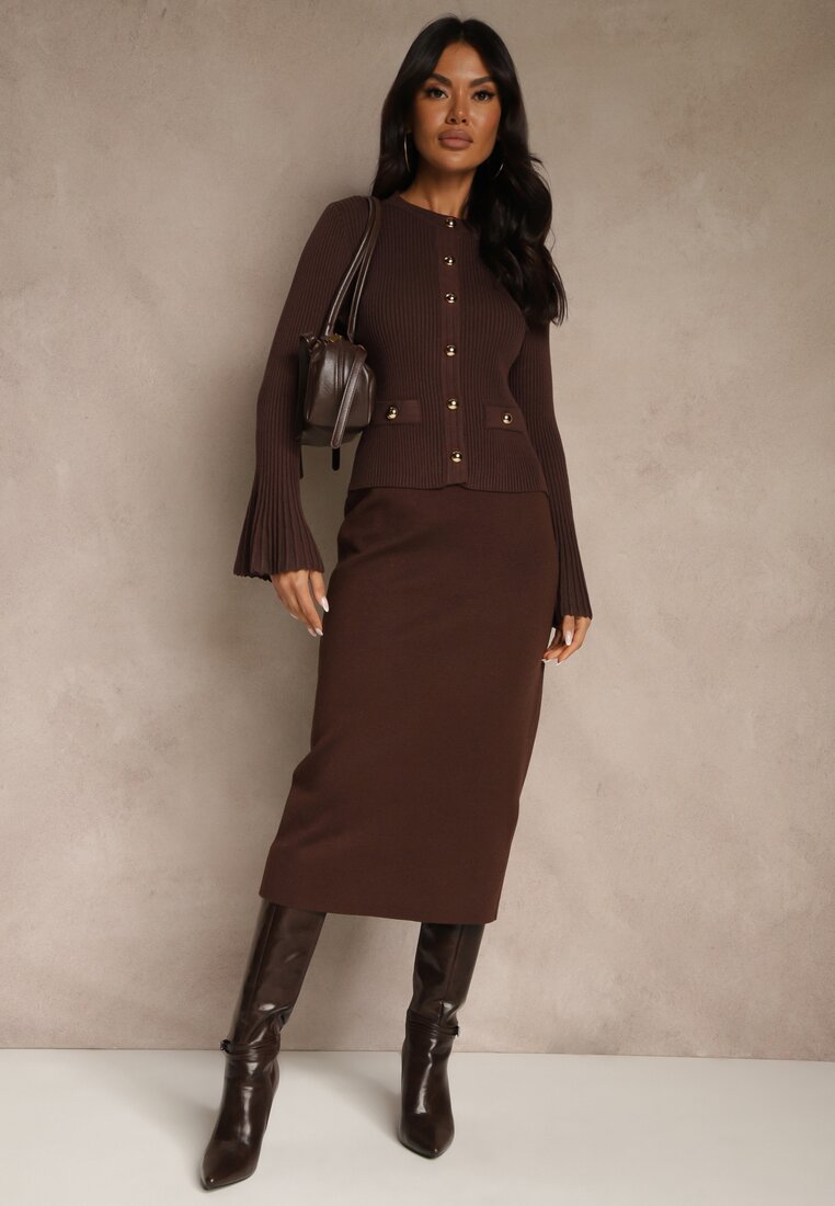 Коричневий Кардиган