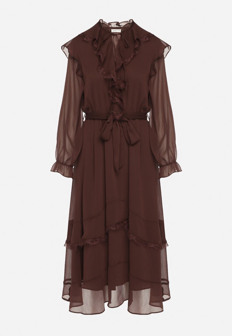 Коричнева Сукня