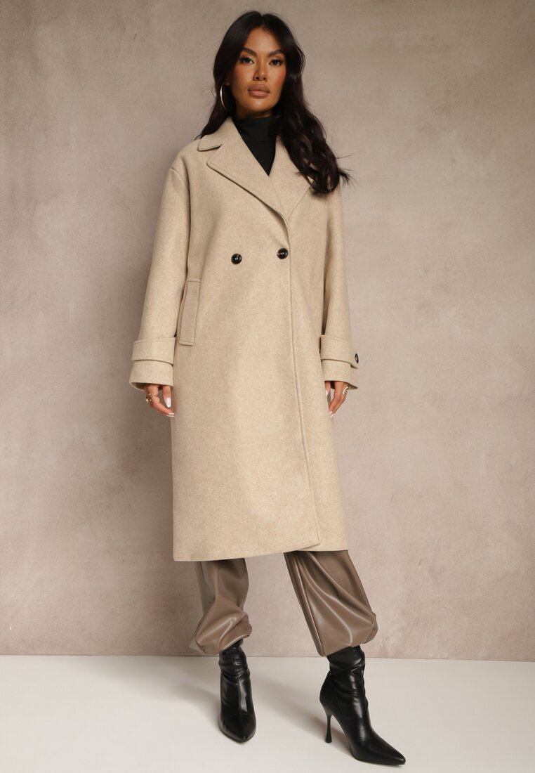 Бежеве Пальто