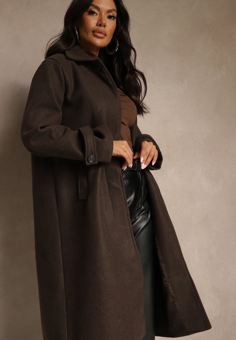 Коричневе Пальто