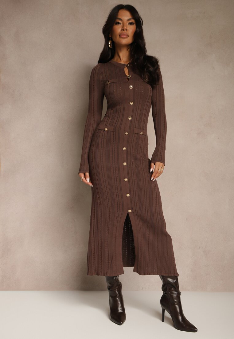 Коричнева Сукня