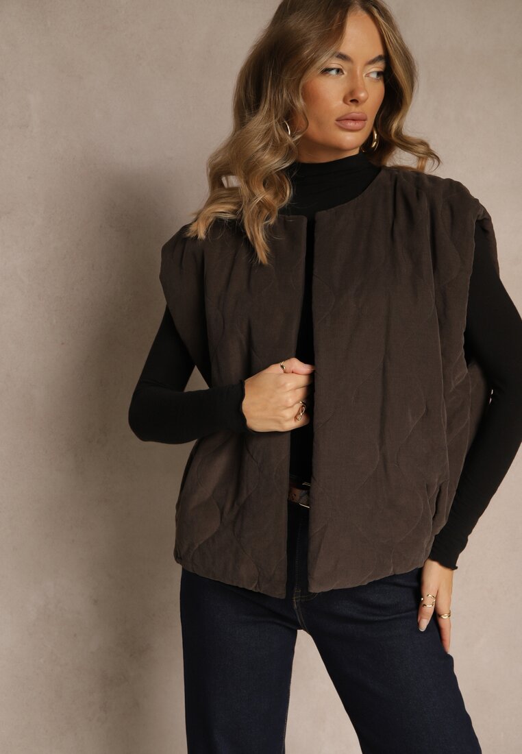 Коричневий Жилет