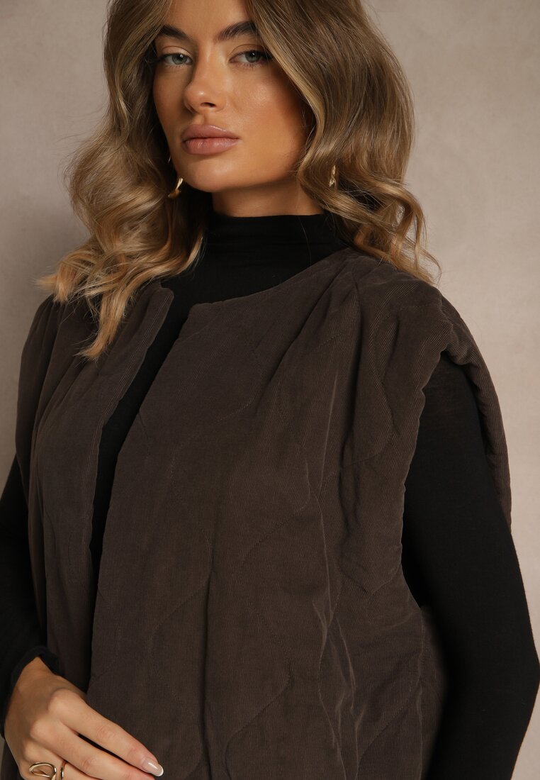 Коричневий Жилет