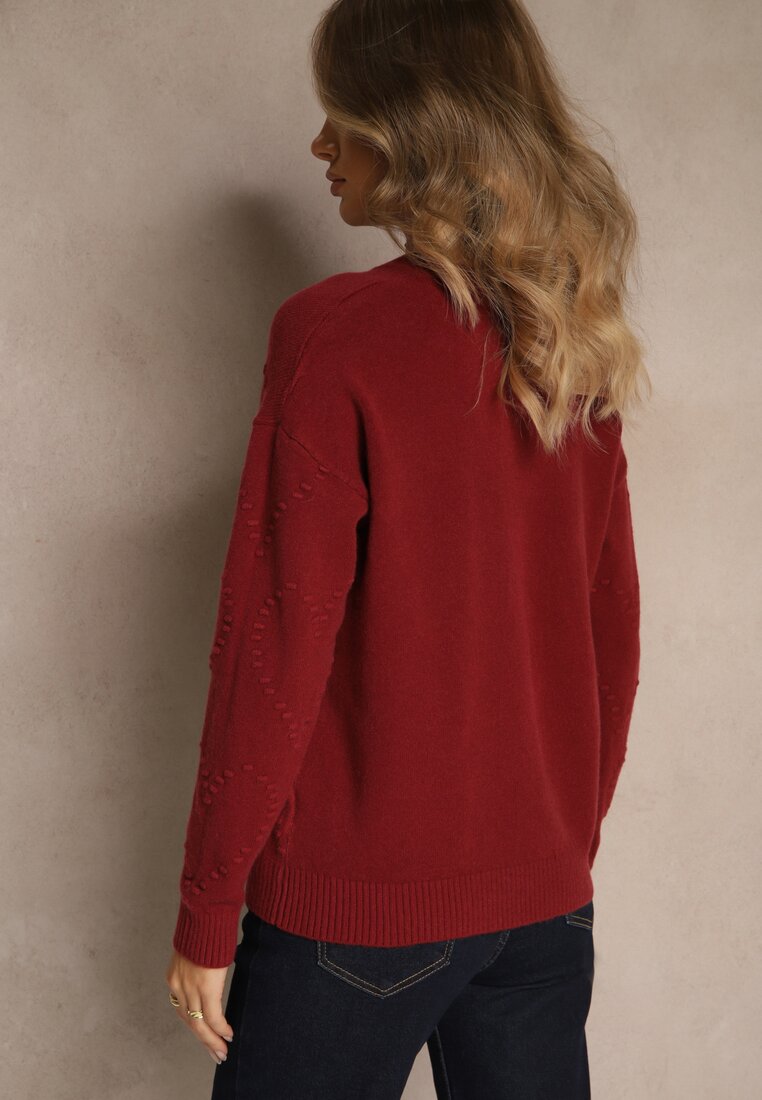Бордовий Светр