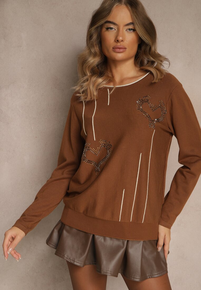 Коричневий Светр