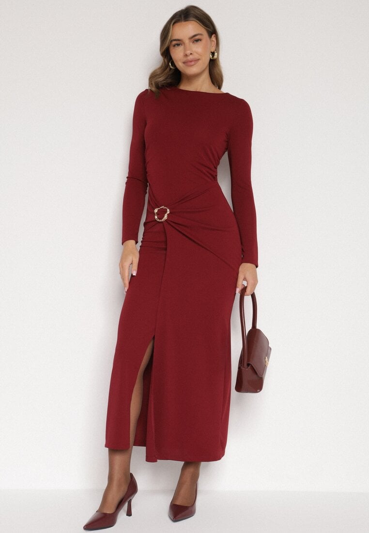 Бордова Сукня