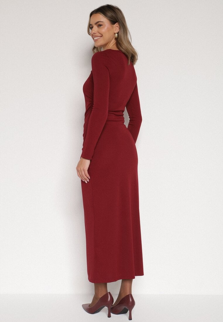 Бордова Сукня