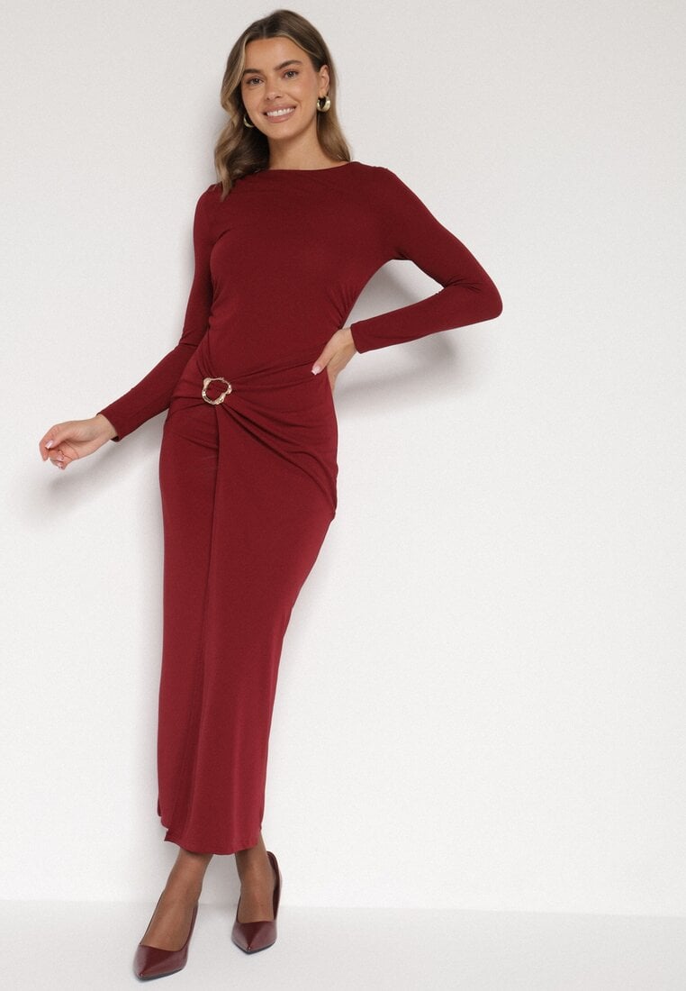 Бордова Сукня