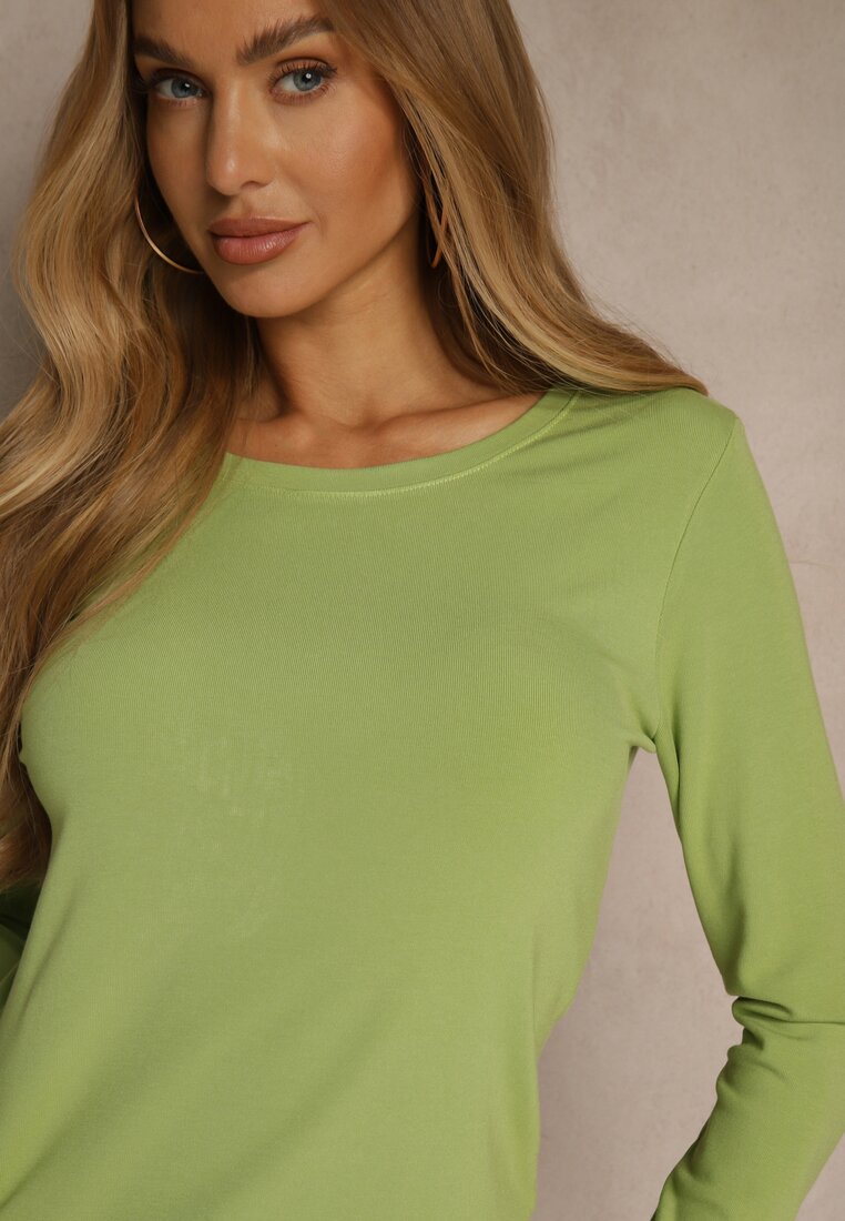 Зелений Лонгслів