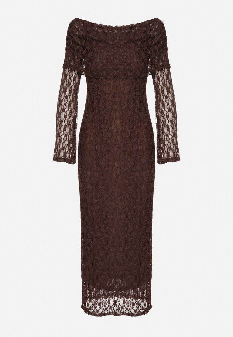 Коричнева Сукня