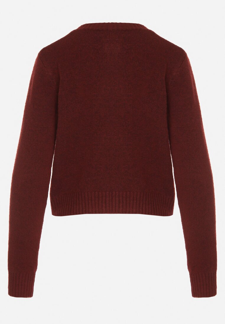 Бордовий Кардиган