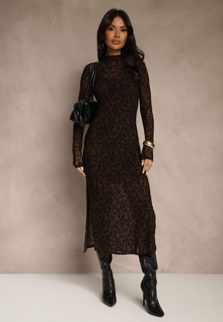 Коричнева Сукня