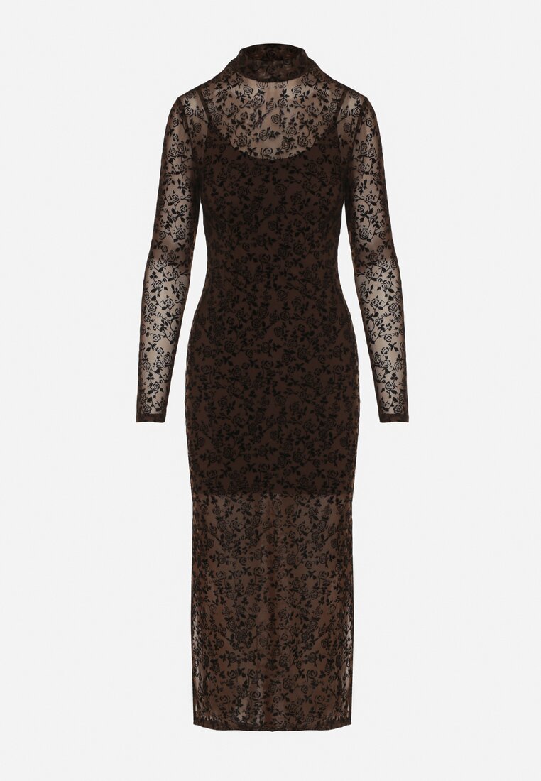 Коричнева Сукня