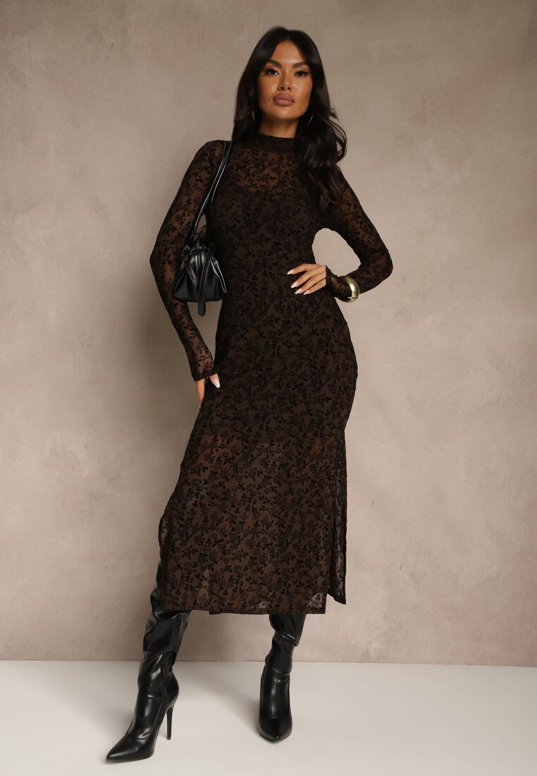 Коричнева Сукня