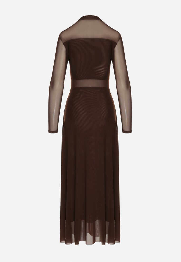 Коричнева Сукня