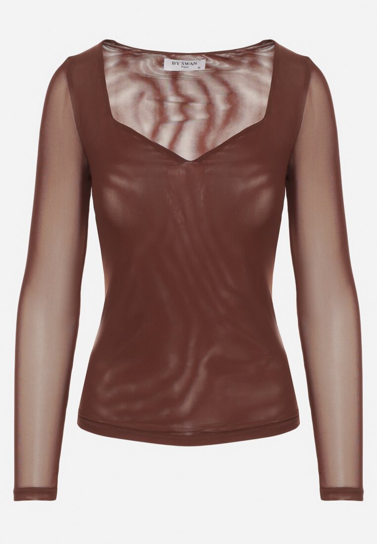 Коричнева Блузка