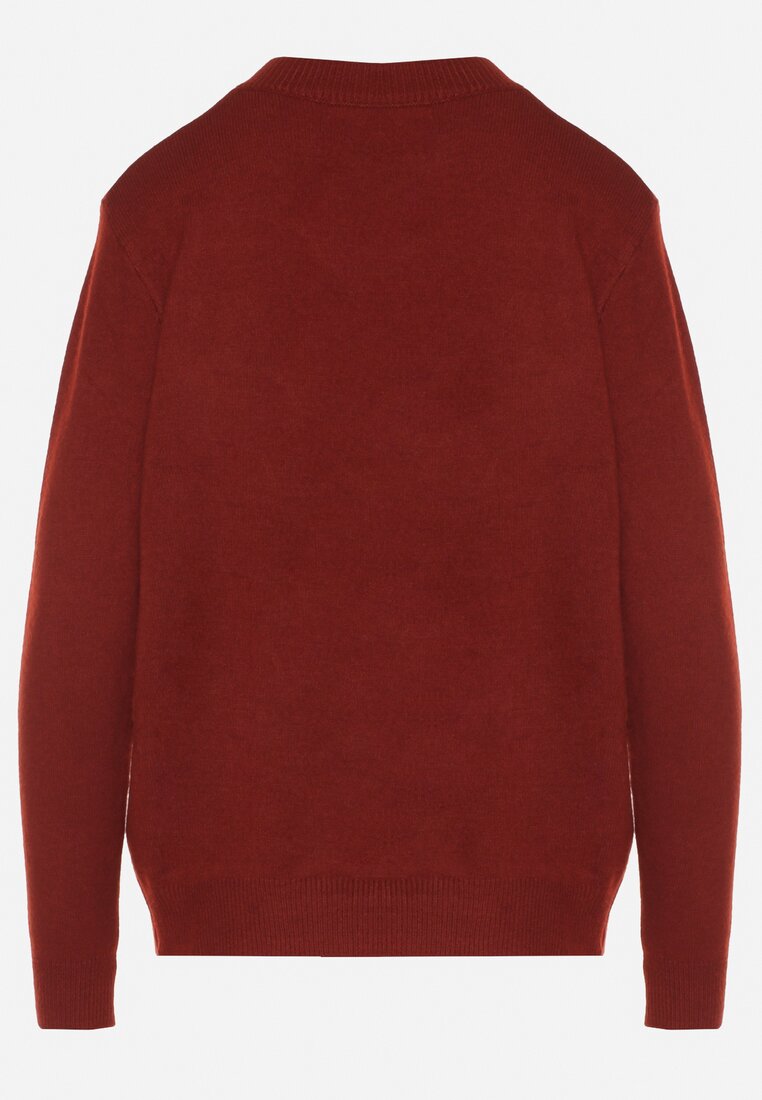 Бордовий Светр