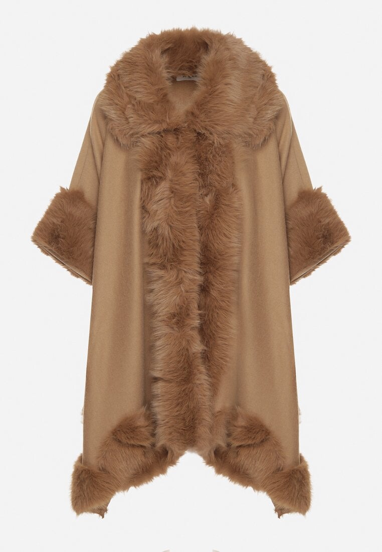 Коричневе Пончо