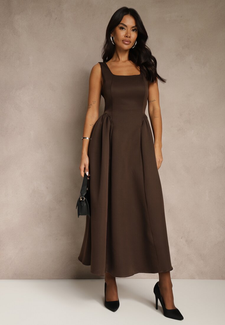 Коричнева Сукня