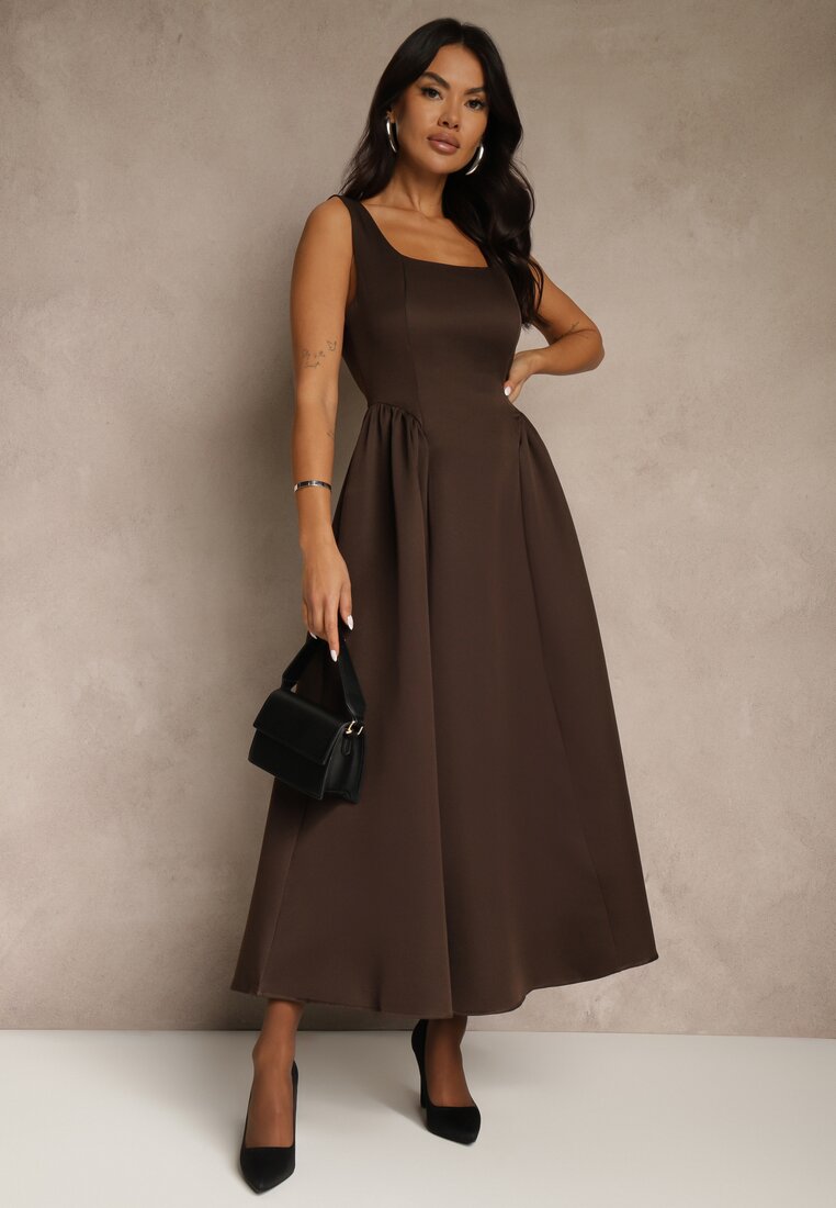 Коричнева Сукня