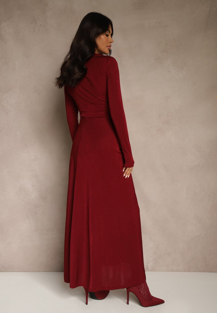 Бордова Сукня